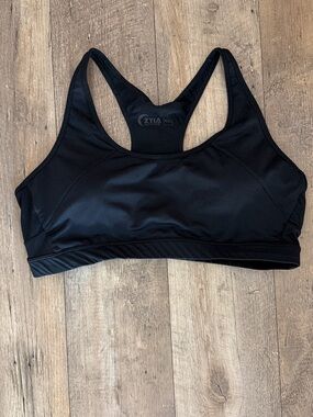 ZYIA Black Racerback Sports Bra - Size XXL